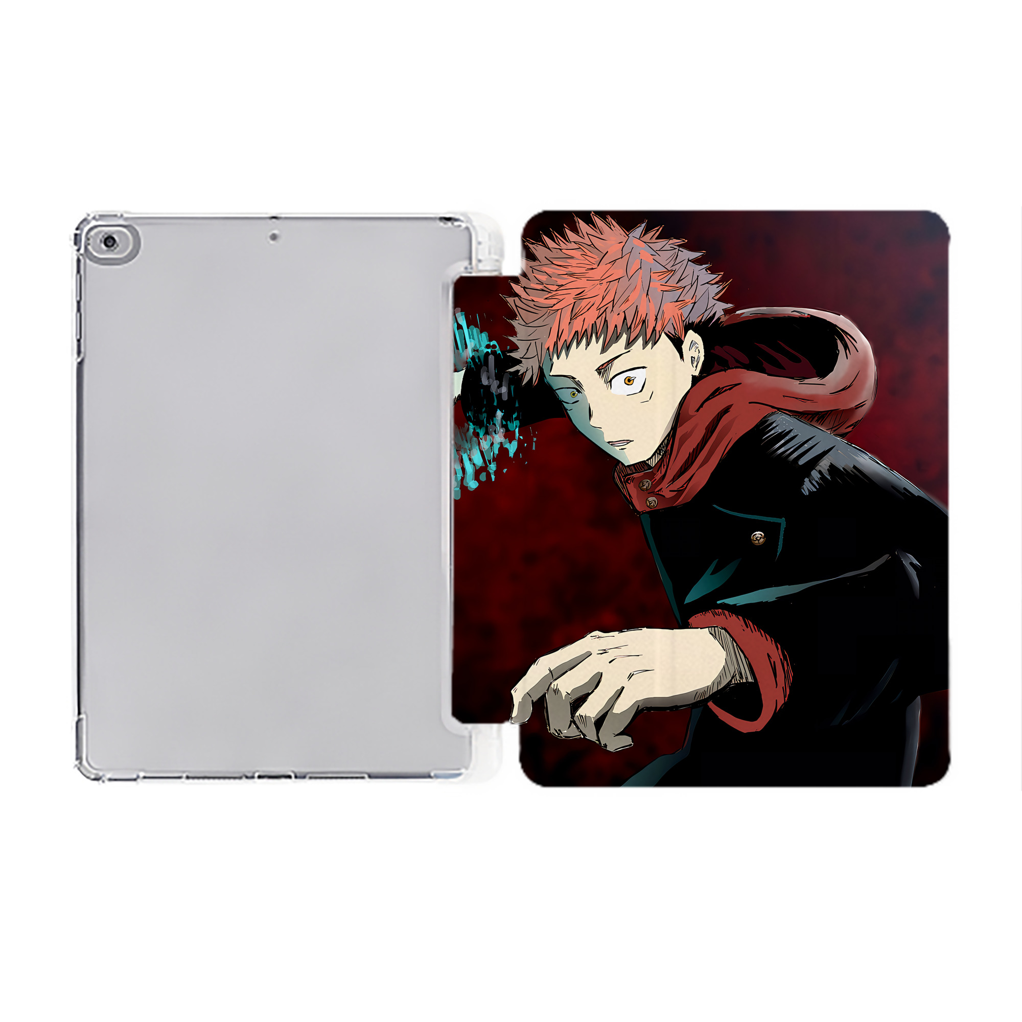 （画像用） SPY×FAMILY间谍家家酒 IPad ケース ペン収納付き 三つ折りスタンド PUレザー×シリコン 対応機種9.5/10.5/10.9インチ